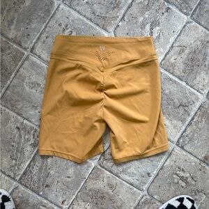 Mustard Yellow Athletic Shorts